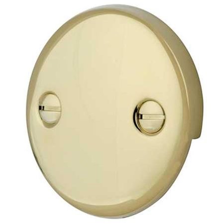 FURNORAMA Bath Tub Overflow Plate  Polished Brass FU87881